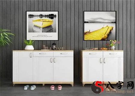 门口鞋柜上放什么摆件好 门口鞋柜上放什么摆件好